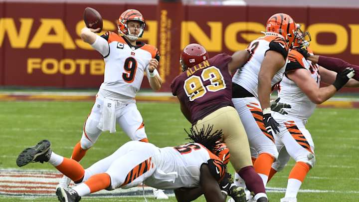 Zac Taylor Defends Bengals' Offensive Line After Joe Burrow Injury