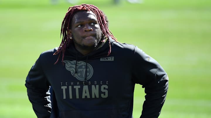 Isaiah Wilson Positioned For Possible Game Action Isaiah Wilson Positioned For Possible Game Action