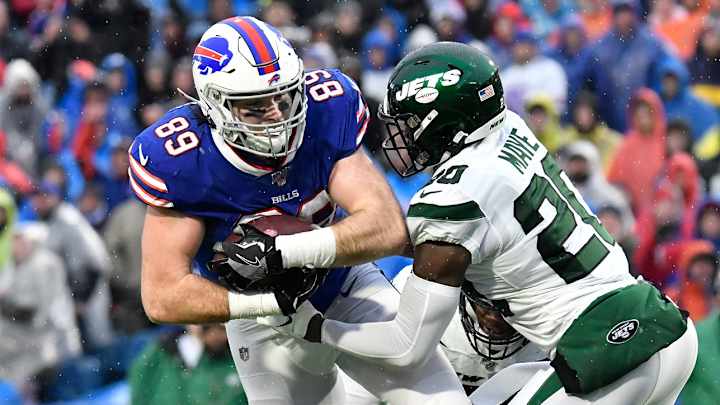 Bills TE Tommy Sweeney to Miss Rest of Season With Myocarditis, Sean McDermott Says