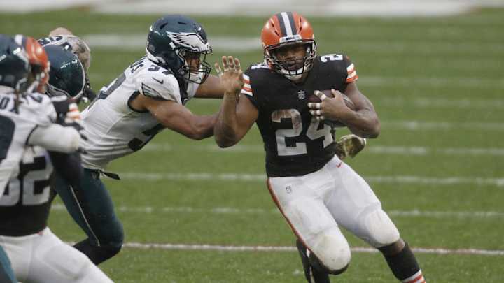 Jim Schwartz Packs Plenty into One Question About Nick Chubb Jim Schwartz Packs Plenty into One Question About Nick Chubb