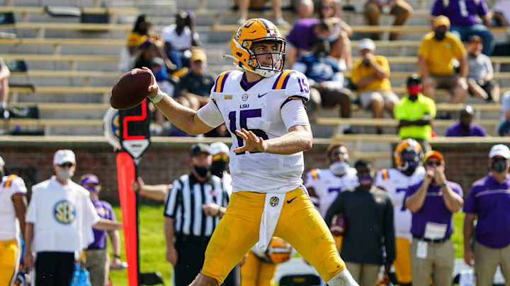 Ed Orgeron Says LSU Quarterback Myles Brennan is 60 Percent, Still Deciding on Treatment Route