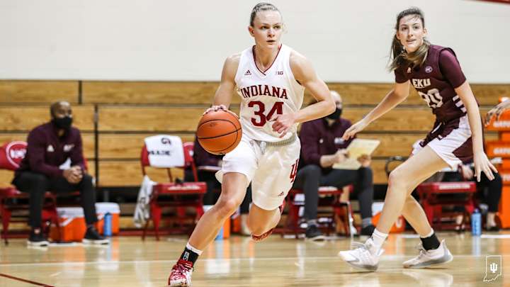 No. 16 Indiana Tops Eastern Kentucky in First Game of Season