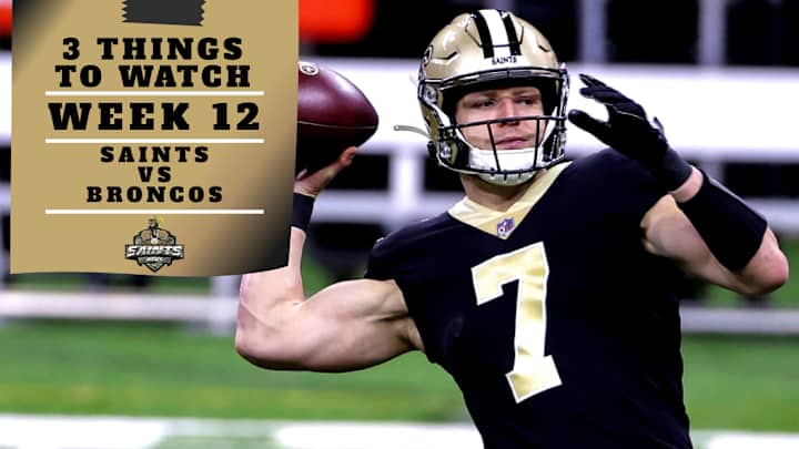 Saints vs. Broncos: 3 Things to Watch in Week 12 Saints vs. Broncos: 3 Things to Watch in Week 12