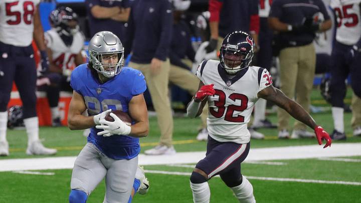 Biggest One-on-One Matchup to Watch in Lions-Titans: TE T.J. Hockenson vs. LB David Long Biggest One-on-One Matchup to Watch in Lions-Titans: TE T.J. Hockenson vs. LB David Long