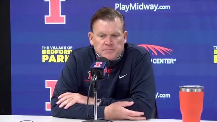 POST-GAME VIDEO: No. 8 Illinois 97, Chicago State 38 - Illini Coach Brad Underwood