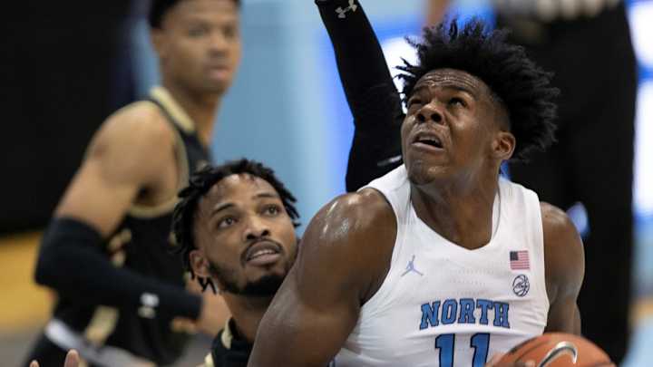 UNC Center Day'Ron Sharpe Opens Career With Double-Double
