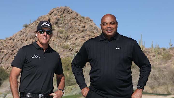 Phil Mickelson, Charles Barkley Coast to Victory Over Steph Curry, Peyton Manning in The Match Phil Mickelson, Charles Barkley Coast to Victory Over Steph Curry, Peyton Manning in The Match