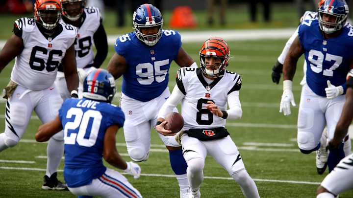 Offense Stalls Without Burrow, Giants Beat Bengals 19-17 Offense Stalls Without Burrow, Giants Beat Bengals 19-17