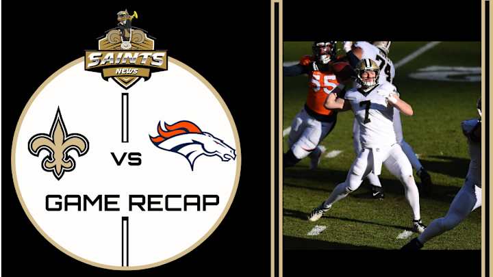 Saints Ground Game Helps Trot Over Broncos Saints Ground Game Helps Trot Over Broncos