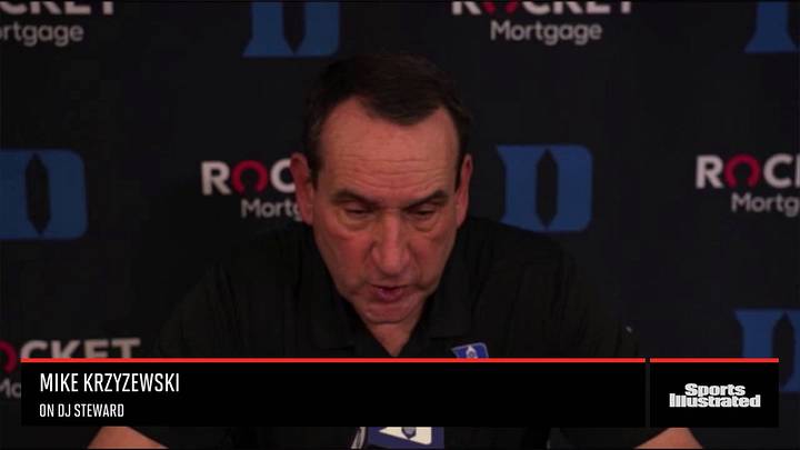 Coach K on Duke freshmen DJ Steward and Jalen Johnson Coach K on Duke freshmen DJ Steward and Jalen Johnson