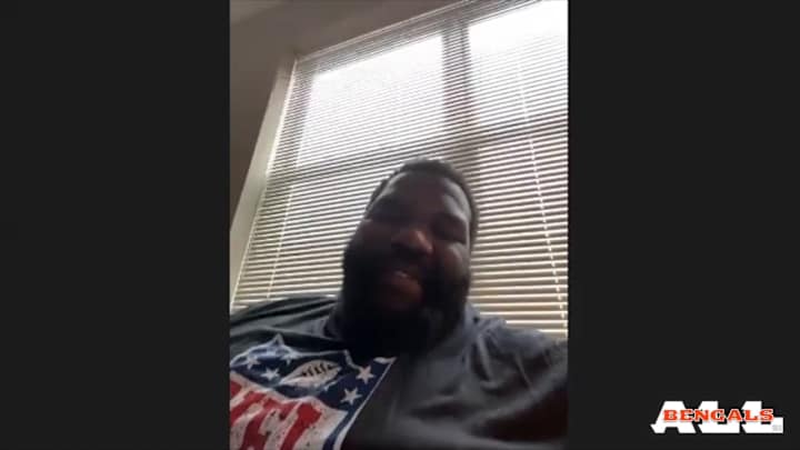 Watch: Quinton Spain on the Bengals' Offensive Line, His Advice to Michael Jordan and Staying Motivated Watch: Quinton Spain on the Bengals' Offensive Line, His Advice to Michael Jordan and Staying Motivated