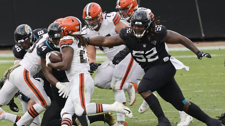 Jaguars Get 'Good News' on Rookie DaVon Hamilton's Injury Jaguars Get 'Good News' on Rookie DaVon Hamilton's Injury