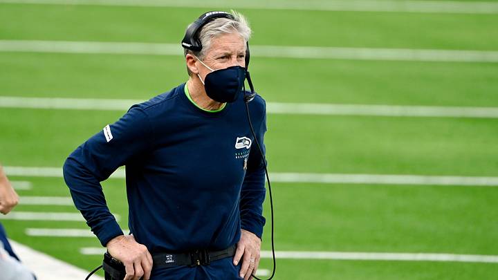 Giants' Division Fight Familiar to Seahawks Head Coach Pete Carroll Giants' Division Fight Familiar to Seahawks Head Coach Pete Carroll