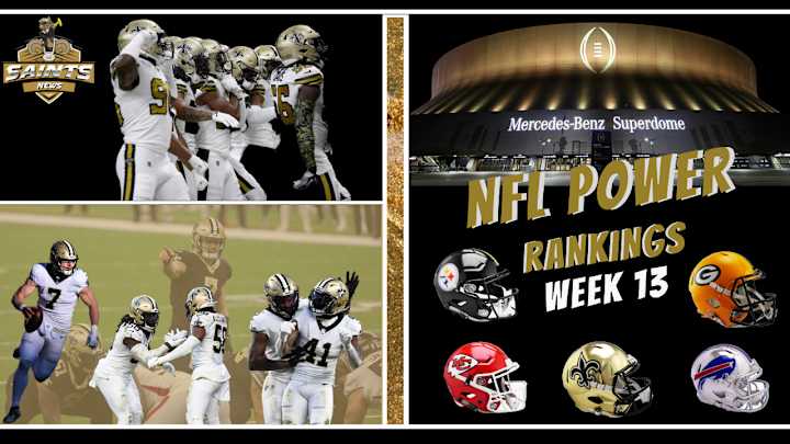 Top 5 NFL Power Rankings in Week 13 Top 5 NFL Power Rankings in Week 13
