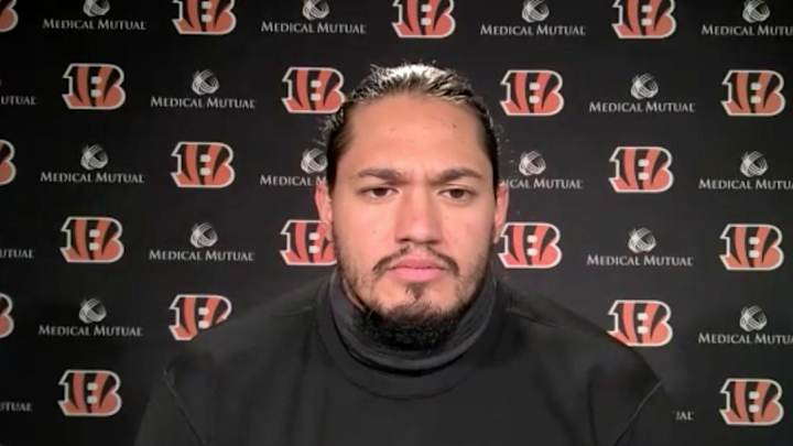 Watch: Xavier Su'a-Filo on His Role, Mentoring the Young Guys and the Bengals' Offensive Line