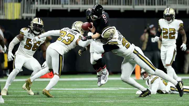 Saints Pass Defense vs. Falcons Pass Offense Saints Pass Defense vs. Falcons Pass Offense