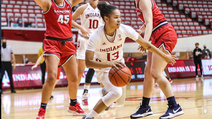 No. 13 Indiana Rolls Past Samford to Improve to 2-0