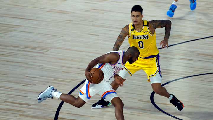 In a contract year, Kyle Kuzma works to make defense his calling card