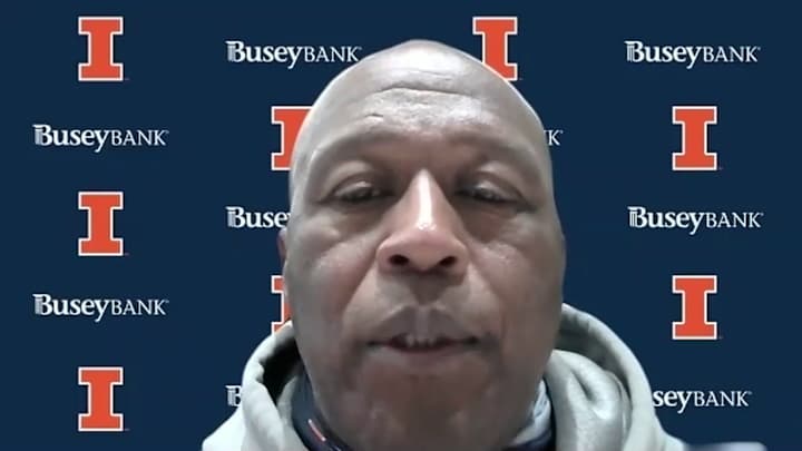 POST-GAME VIDEO - No. 19 Iowa 35, Illinois 21: Illini Head Coach Lovie Smith