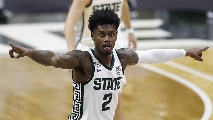 Izzo: Michigan State's PG Rocket Watts 'Is Fun to Coach Right Now'