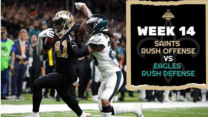 Saints Run Offense vs. Eagles Run Defense Saints Run Offense vs. Eagles Run Defense