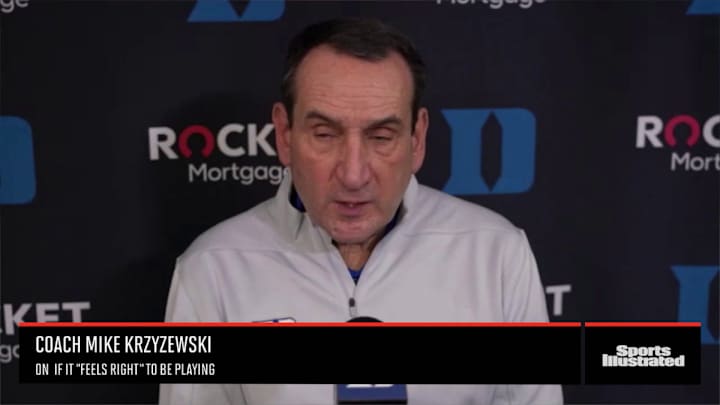 Shut It Down? Coach K Thinks It's Time to "Reassess" Playing During Pandemic