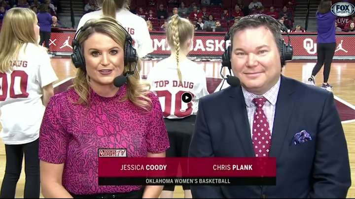 OU's Jessica Coody will make history on men's basketball broadcast Saturday