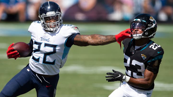 Derrick Henry and His Stiff Arm Are Stronger In December — Can the Jaguars Stop Him? Derrick Henry and His Stiff Arm Are Stronger In December — Can the Jaguars Stop Him?
