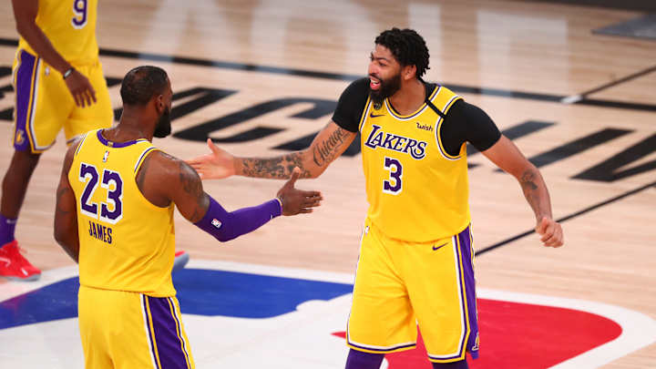 Conditioning, adjusting to arena without fans a focus for Lakers in preseason opener