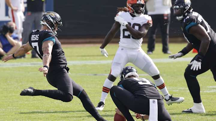 Jaguars Add Aldrick Rosas to Active Roster, Waive Chase McLaughlin