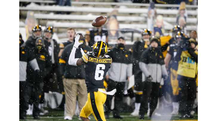 Iowa's Ihmir Smith-Marsette Out for the Rest of the Game Following TD Celebration Flip