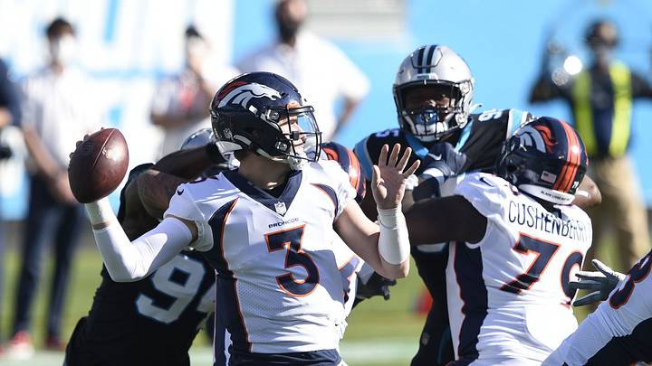 Shurmur Has One Bone to Pick With Drew Lock's Powerhouse Performance in Carolina Shurmur Has One Bone to Pick With Drew Lock's Powerhouse Performance in Carolina