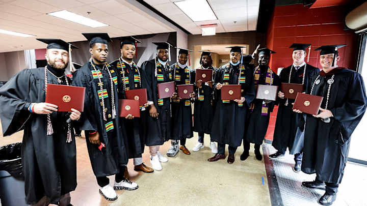 Alabama Football Wins Big in Arkansas, Graduates 11 Athletes Mere Hours Later