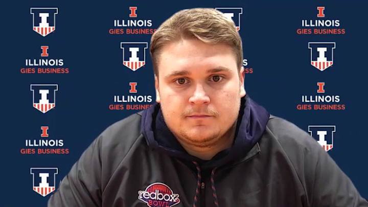 VIDEO: Monday Game Week - Illinois OL Doug Kramer - Dec. 14