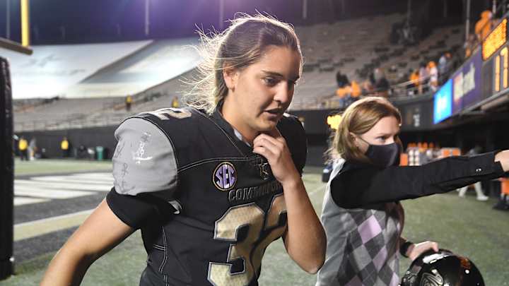 Cancellation of Vanderbilt vs. Georgia Likely Ends Sarah Fuller's Football Career