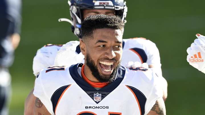 Tim Patrick, Broncos Teammates Slam Pro Football Focus on Twitter Over Perceived Snub Tim Patrick, Broncos Teammates Slam Pro Football Focus on Twitter Over Perceived Snub