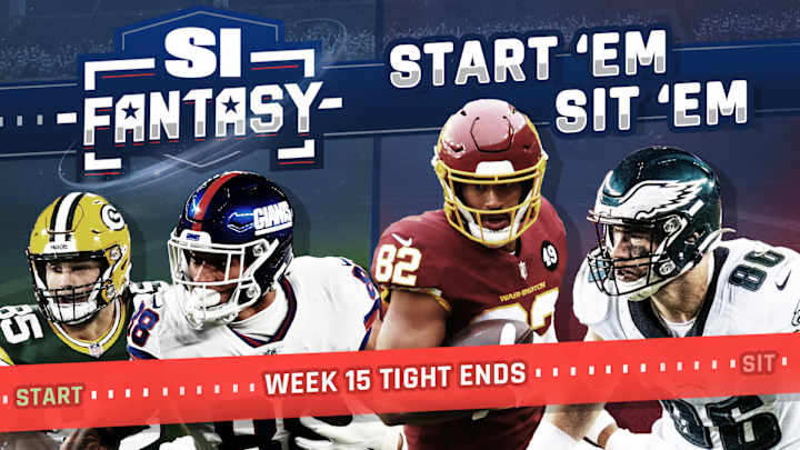 Fantasy Football Start 'Em, Sit 'Em Week 15: Tight Ends - Sleepers, Fades, Matchups, DFS Bargains