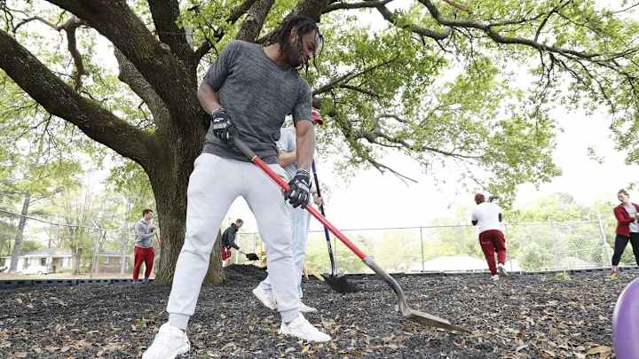 Najee Harris Named to SEC Football Community Service Team Najee Harris Named to SEC Football Community Service Team