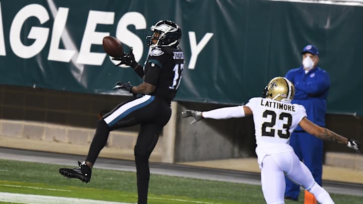 Travis Fulgham vs. Alshon Jeffery Travis Fulgham vs. Alshon Jeffery