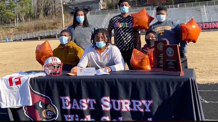 Watch: Latest Vols Signee Washington Gets Emotional Signing Letter of Intent Watch: Latest Vols Signee Washington Gets Emotional Signing Letter of Intent