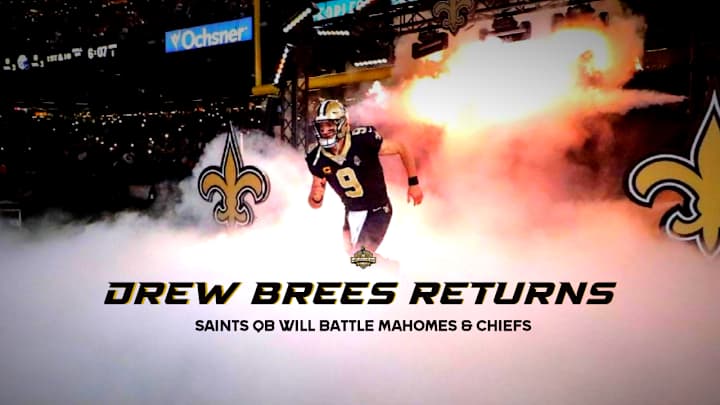 Drew Brees to Start against Chiefs on Sunday Drew Brees to Start against Chiefs on Sunday