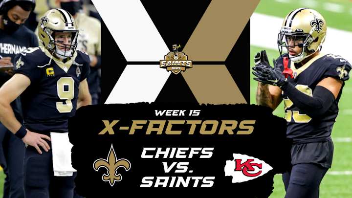 Saints X-Factors in Week 15 Saints X-Factors in Week 15