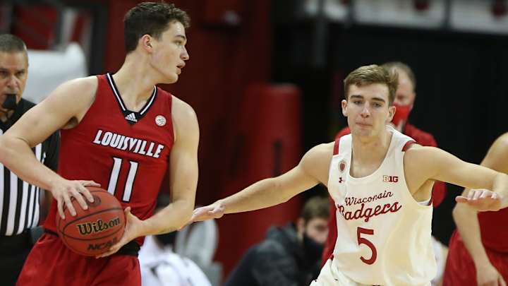 Shorthanded Louisville Routed by Wisconsin for First Loss of Season