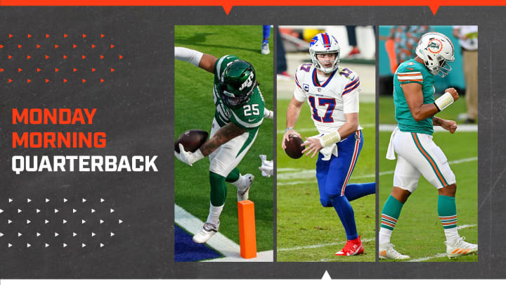 MMQB: Jets Finally Win; Josh Allen Dominates; Dolphins Knock Out Patriots MMQB: Jets Finally Win; Josh Allen Dominates; Dolphins Knock Out Patriots