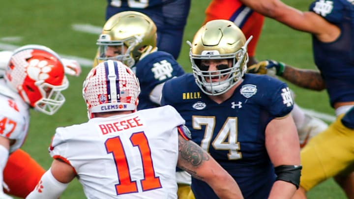 Jeremiah Owusu-Koramoah and Liam Eichenberg Are Top Picks In Latest Athletic Mock Draft