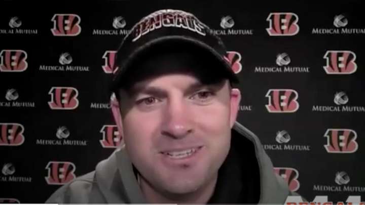 Watch: Zac Taylor Discusses the Bengals' Win Over the Steelers