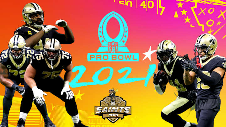 Five Saints Selected to 2021 Pro Bowl Five Saints Selected to 2021 Pro Bowl