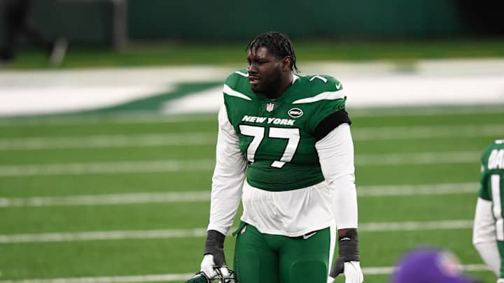 Jets' Mekhi Becton Eager to Make Critics 'Eat Their Words'