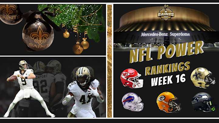 NFL Top 5 Power Rankings for Week 16 NFL Top 5 Power Rankings for Week 16