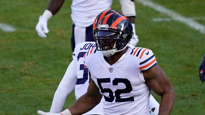 Khalil Mack, Allen Robinson, Duke Shelley Miss Practice